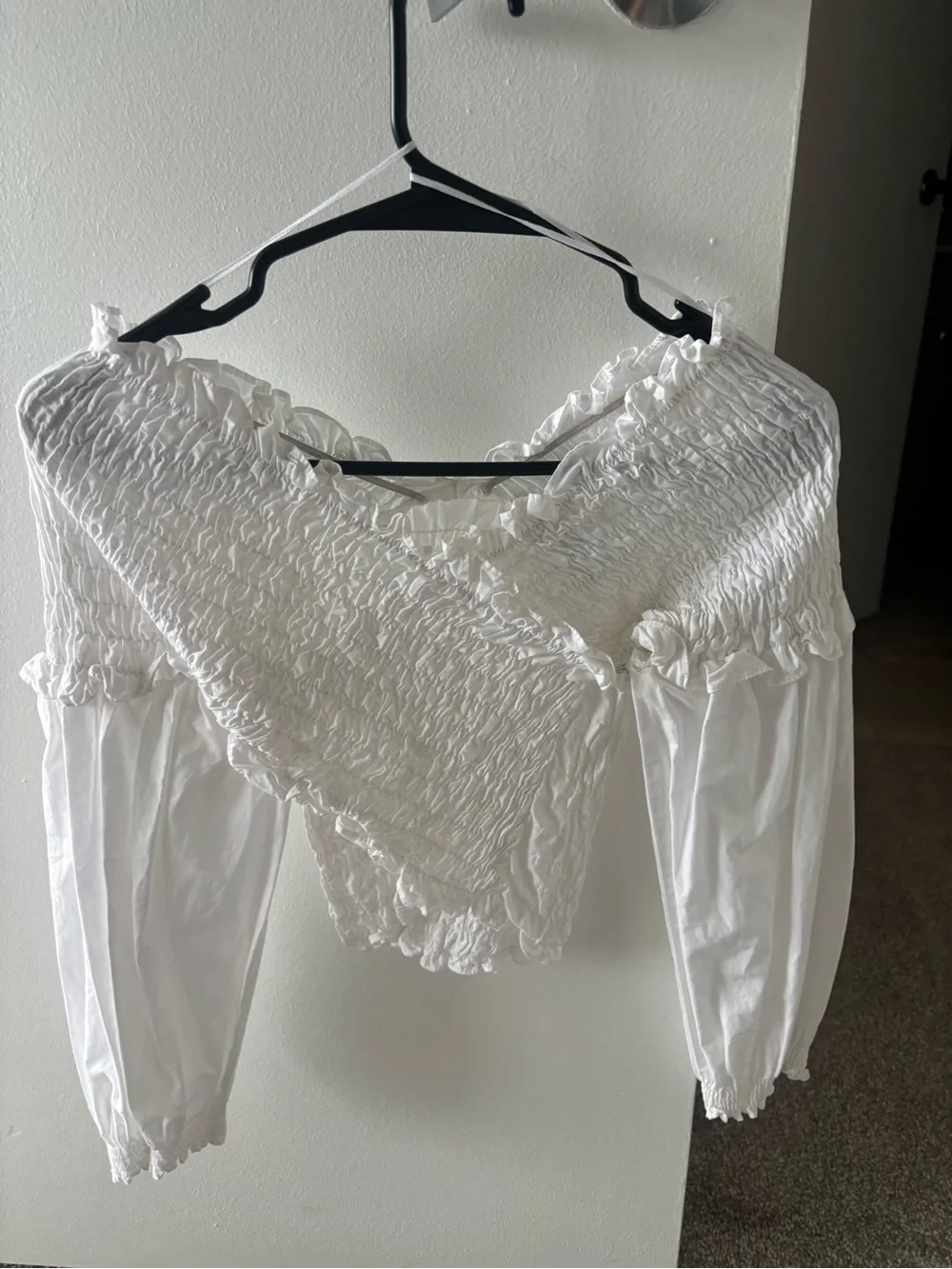 Zara White crop top